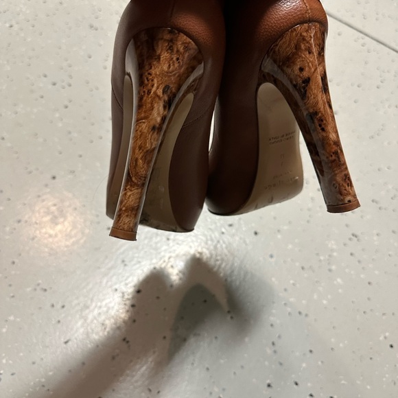 Kate Spade Brown Leather Heels - Picture 4 of 5